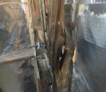 Leaking Plumbing Damage to Wall & Floor Framing Pic 2
